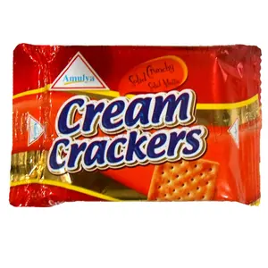 cream square crackers