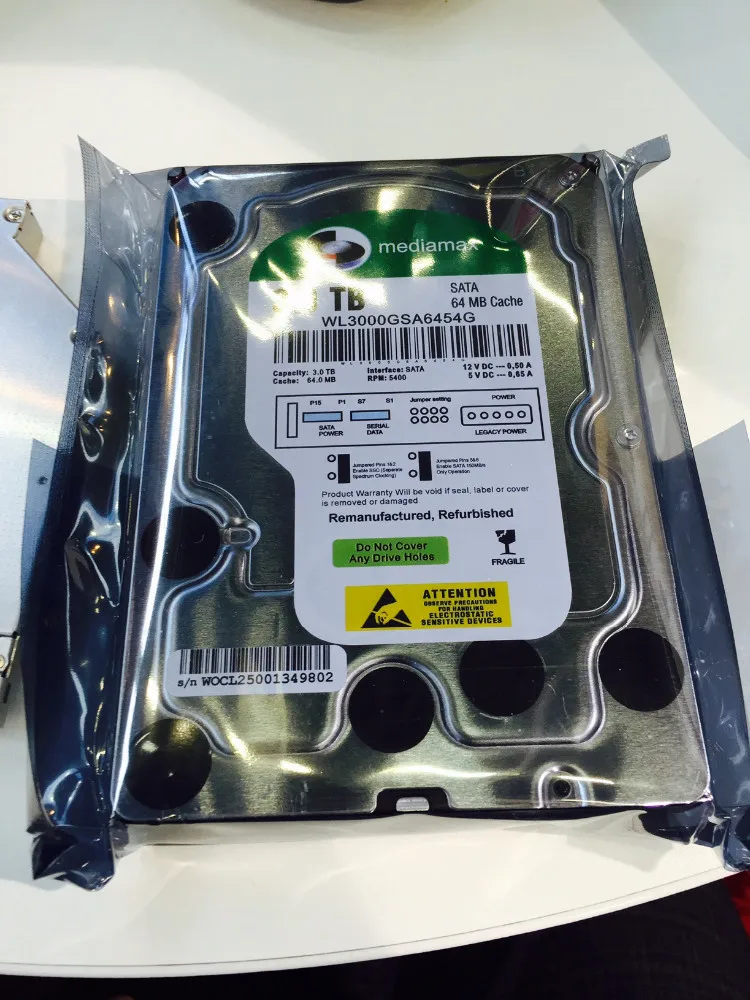 Harddrives Mediamax refurbished Harddrives Mediamax refurbished