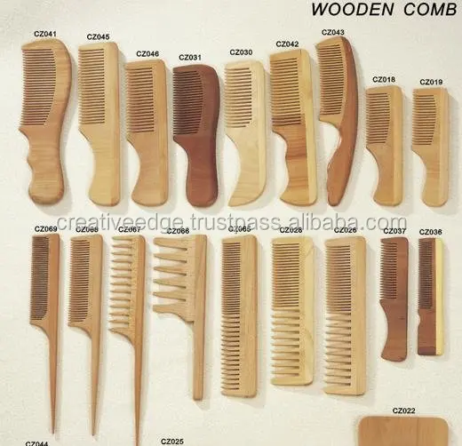 Different Types Of Wooden Combs All Comb Models Beard Hair