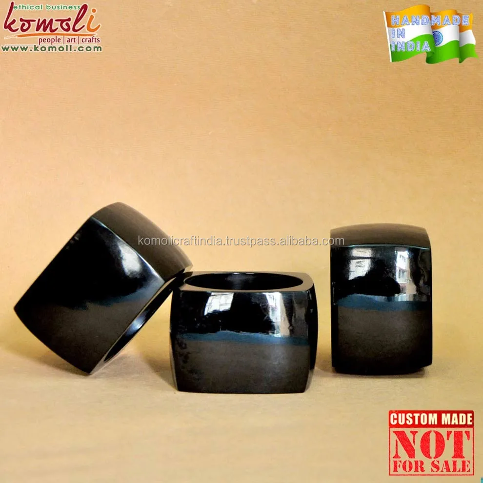 black cuboid resin  bangle  20161-BL (5)