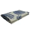 indian cut work design handmade cotton applique bedsheet queen size