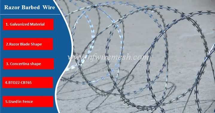 Low price pvc coated safty concertina razor barbed wire fence spools(Guangzhou Factory)