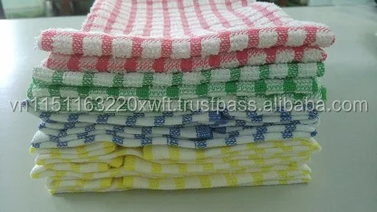 Vietnam Manufacturer cheap wholesale kitchen towels 100% cotton
