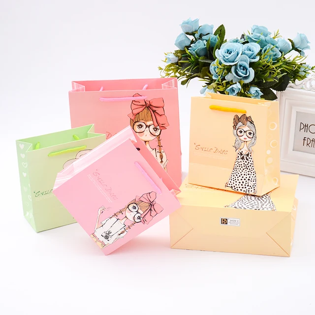 personalized cheap custom elegant shopping gift paper bag