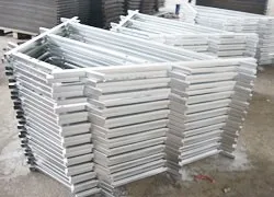 Chicken layer cage frame