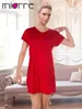 Miorre Women Combed Cotton Lingerie Nightgown