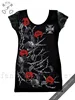 Summer natural cotton printed dress. Punk & Gothic Style