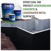 Epoxy Coal Tar Paint protect Underground Concrete & Underwater Metal Surfaces JIS Standard JONA TAR