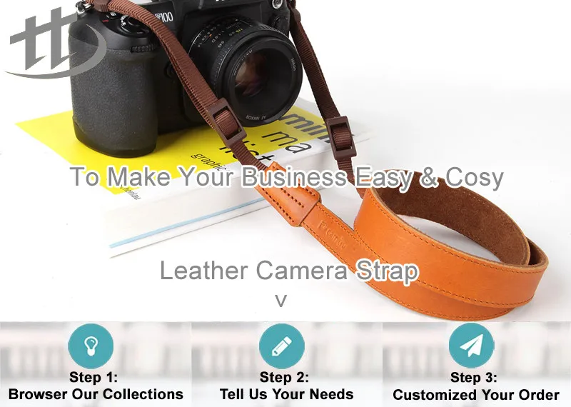 leather camera strap