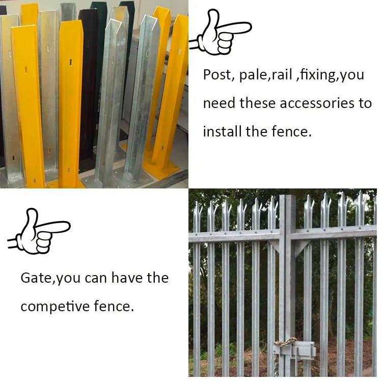 Cheap Wrought Iron Fence Panels For Sale W Palisade Fencing