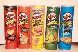 Pringles mit Alle Aromen und Szies