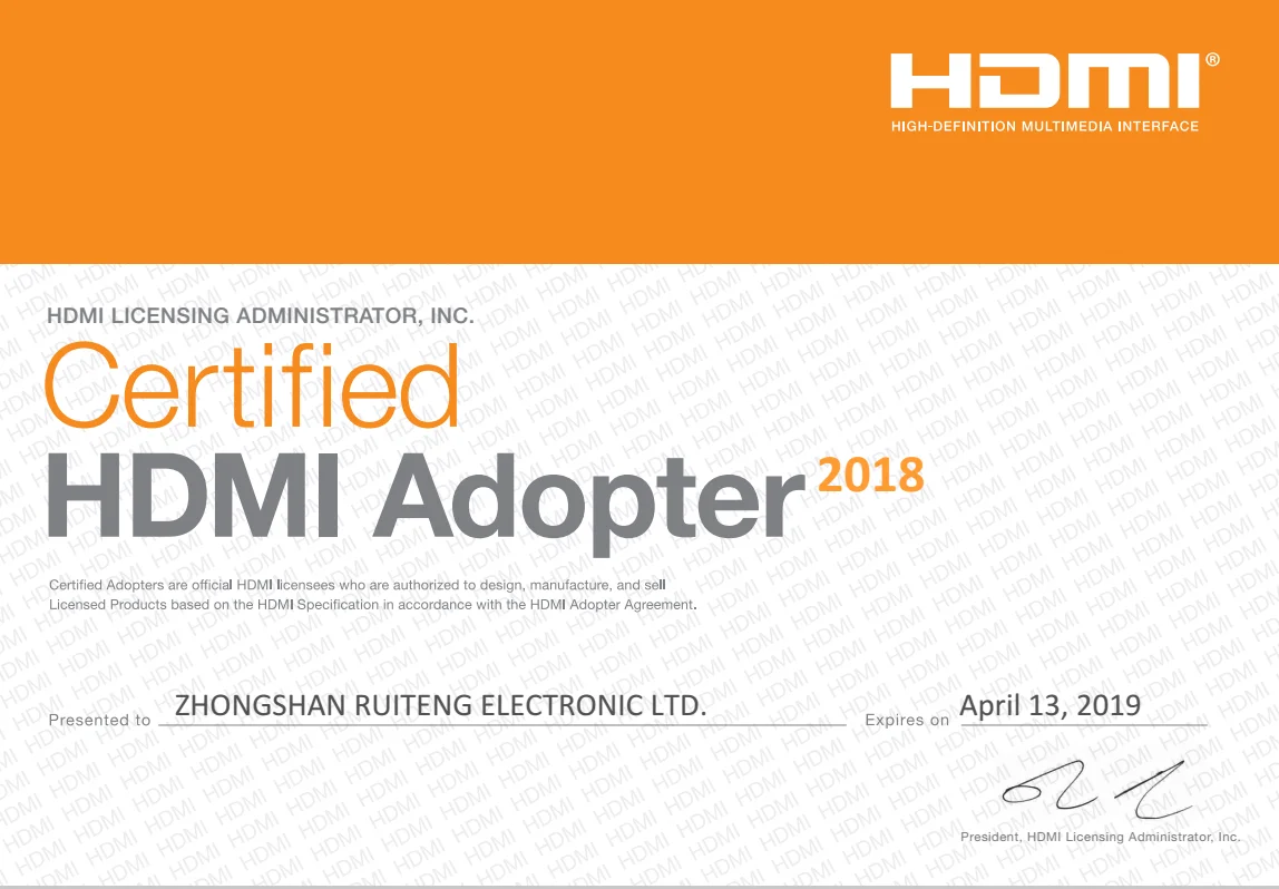 HDMI adotper 2019RTC