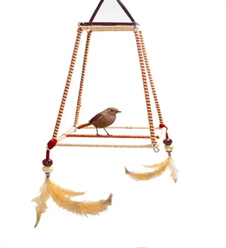 Luxury Hanging Playing Bird Toy Colorful Bird Chewing Toys View