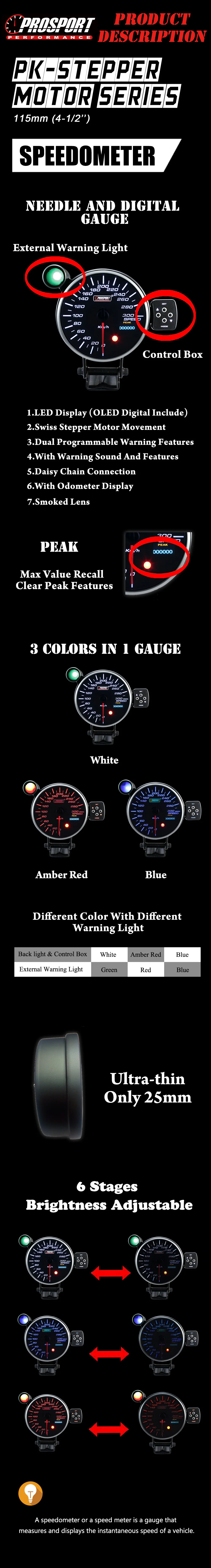 universal speedometer