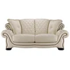 Classic White Chesterfield Leather Sofa - 603