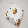 Umbrella Design Hand Block Print Baby Quilt Cotton Quilted Kantha Blanket Bedspread Throw Quilts