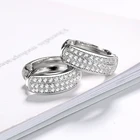 Tiny Women Hinged Fashion Spring Loaded Endless Thick Stud Hoop Earrings Beauty Supply