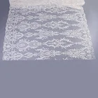 fashion wedding dress corded beaded embroidery ivory bridal lace fabric
