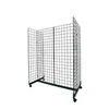 Black Standing Wire Display Grid Wall Unit