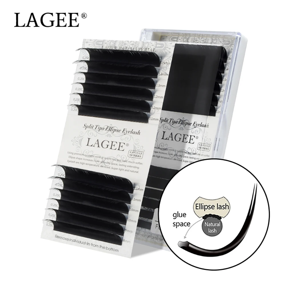 Ellipse Flat Eyelashes Extensions split tips ellipse shaped natural false ellipse eyelashes matte color mink lashes, Black
Ellipse Flat Eyelashes Extensions split tips ellipse shaped natural false ellipse eyelashes matte color mink lashes, Black
