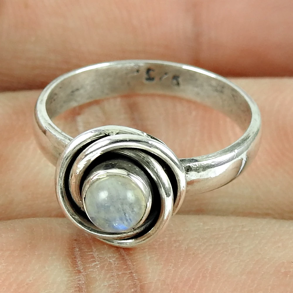 love gift on christmas silver ring 925 sterling jewelry rainbow