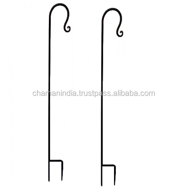 Wrought Iron Plant Hanging Hooks Wall Brackets For Planter Bird