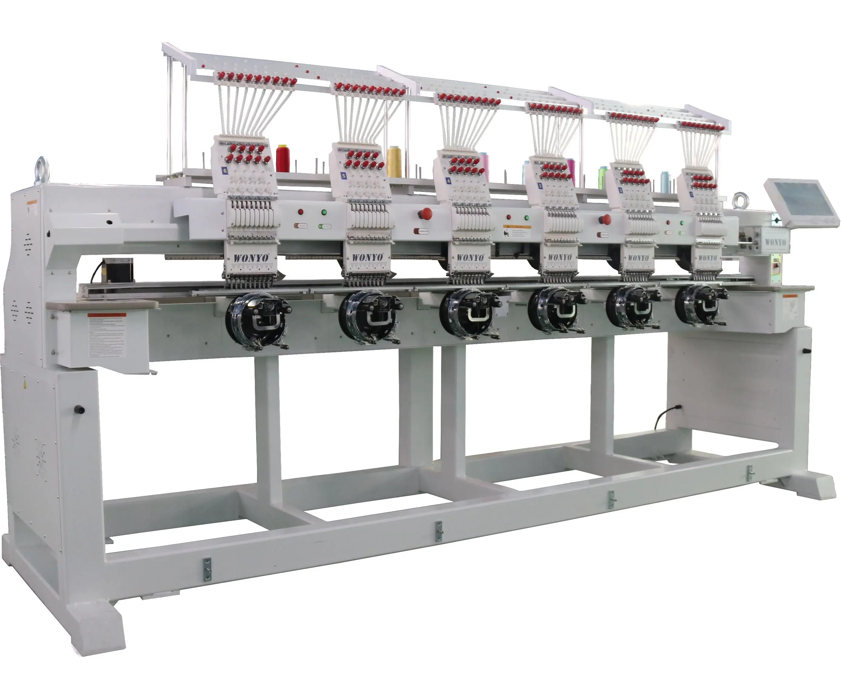 WONYO/Tajima 6 head Computerized Embroidery Machine Price China factory