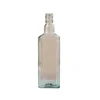 square tequila with screw cap bottle glass 500 ml