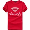 100% Cotton Exportable Diamond Hip Hop Design Men's Printed Short Sleeve T Shirt Wholesale Supplier