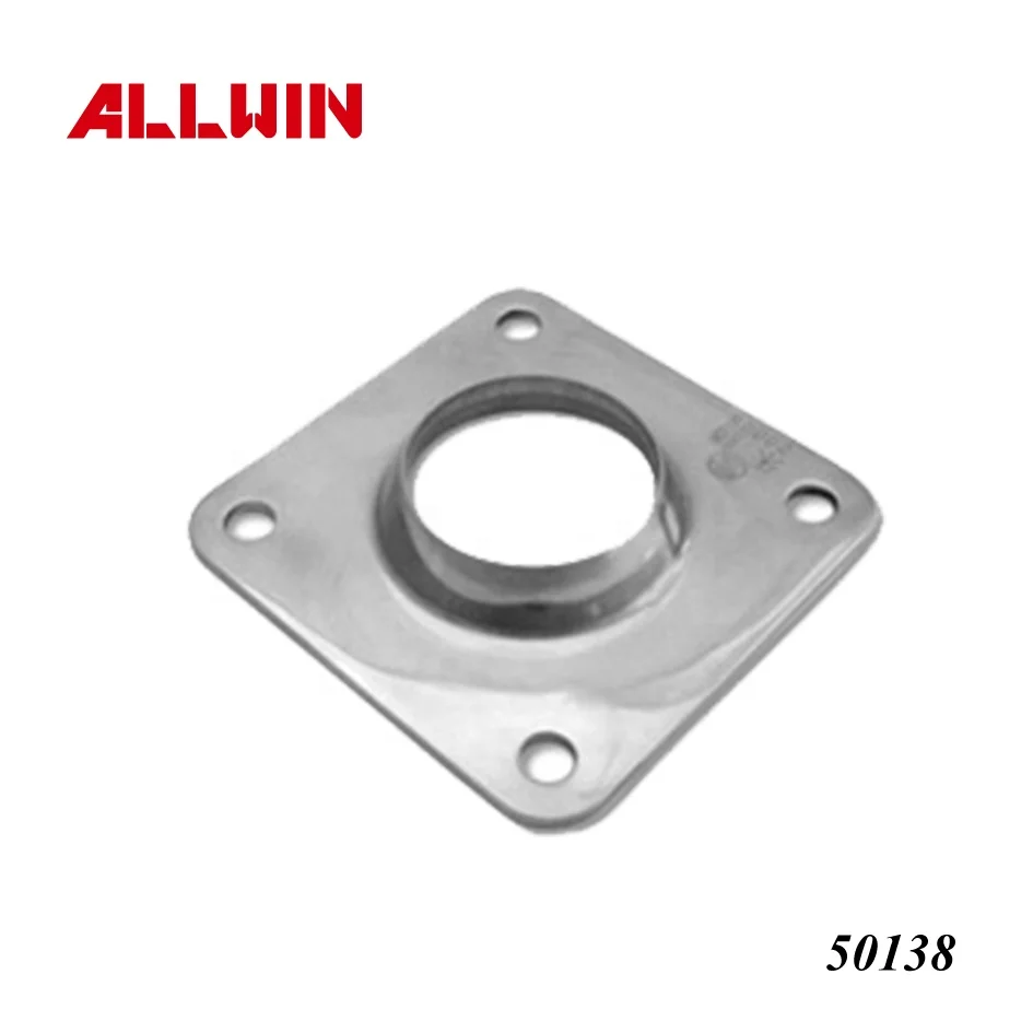 1 inch square floor flange