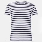 2019 Wholesale Customized Fashion Design Youth Striped T Shirt Men Stripe Tee Shirt