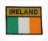 machine embroidery badges Overseas Flash IRELAND Tricolour On Rectangle Irish Defence Forces Embroidered United Nations