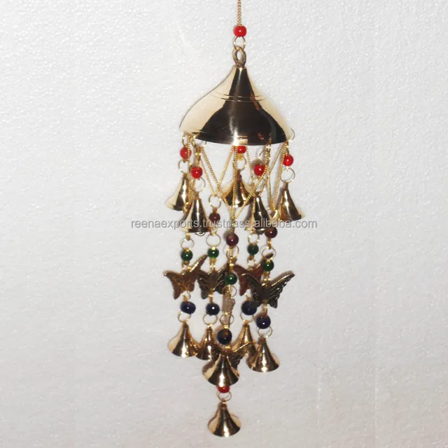 brass wind chimes