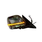 W/LED Light Chrome Car Mirror Cover for Toyota Land Cruiser FJ-200 Exterior Accessory