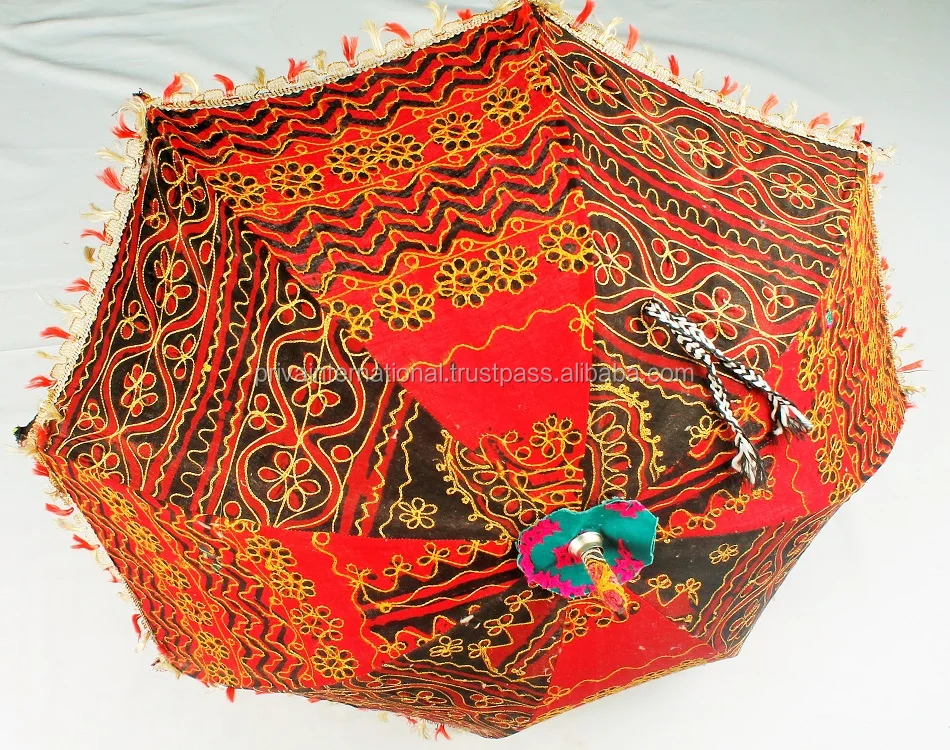 Indian Wholesale Traditional Umbrellas Parasol Rajasthani Decor Jaipuri Umbrella