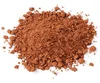Baking with rich medium fat natural cacao cocoa powder in coffee