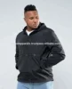 Hot sales Custom Logo print Jacket windbreaker with different color with hood urban winter jackets