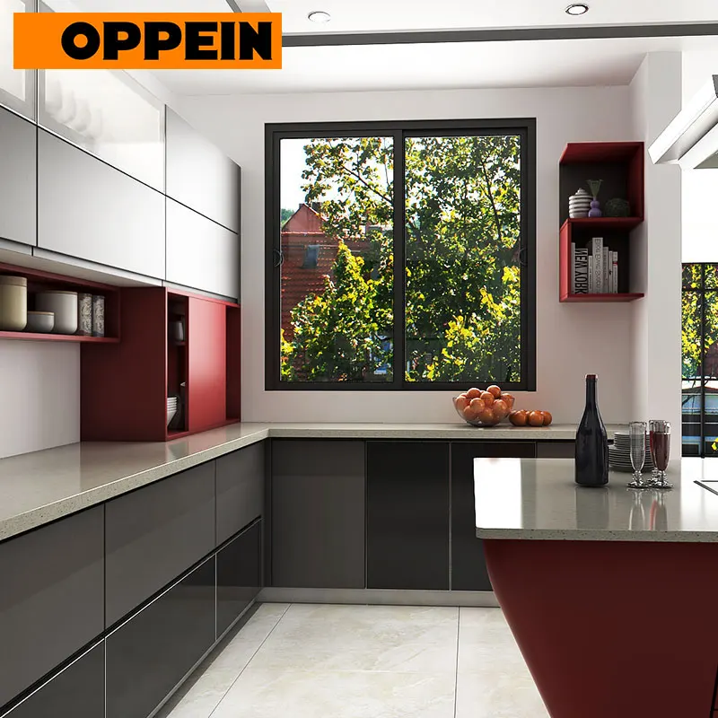 Oppein One Stop Solution Service Modern Self Assemble Lacquer