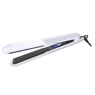 Professional Tourmaline Flat Iron Hair Straightener/ Ceramic Straightens & Curls with Adjustable Temp