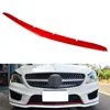 For Mercedes BENZ CLA-Class W117 C117 Coupe Front Bumper Lip Spoiler Cover Painted Red 2012-2016