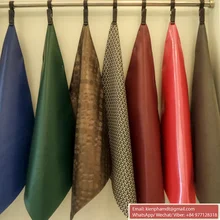 High quality wrinkle free PU coated TPU leather for shoes