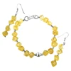 Hot Charming yellow citrine gemstone jewelry set for girls 925 sterling silver jewellery supplier online