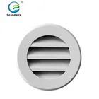 Round External Louver Vents with Metal Mesh