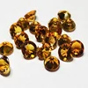 9mm Natural Golden Citrine Faceted Round Cut Loose Gemstones