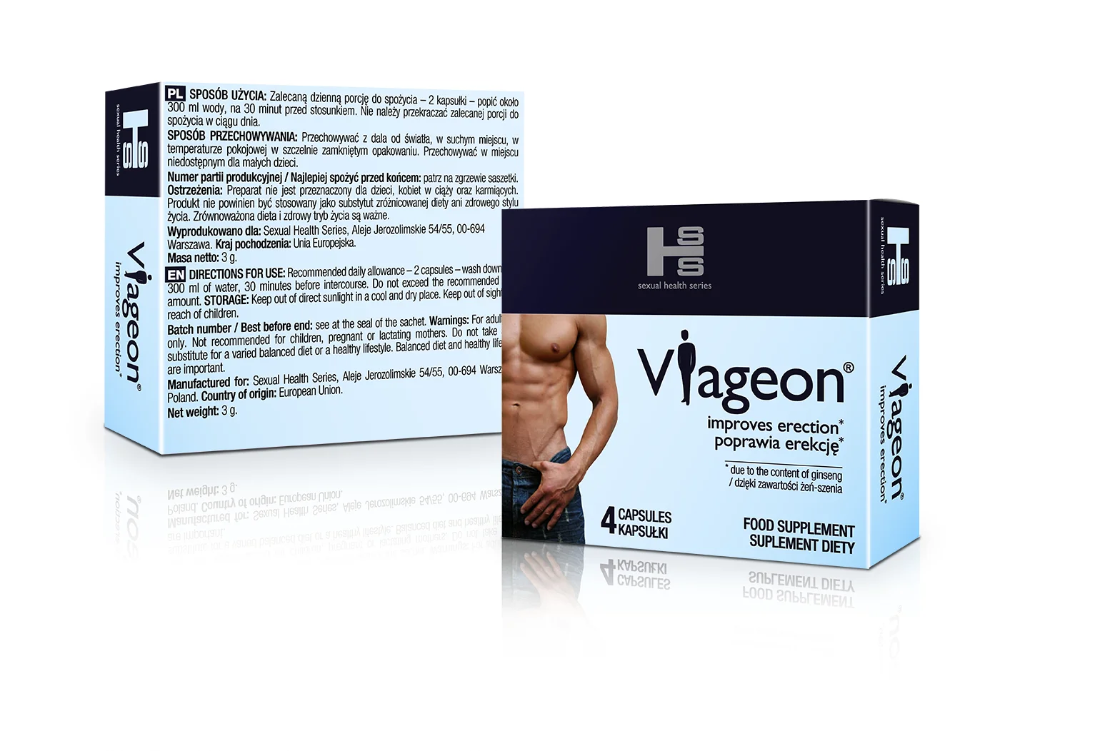 VIAGEON 4 Pilules d'érection Produit d'érection Meilleure vente UE