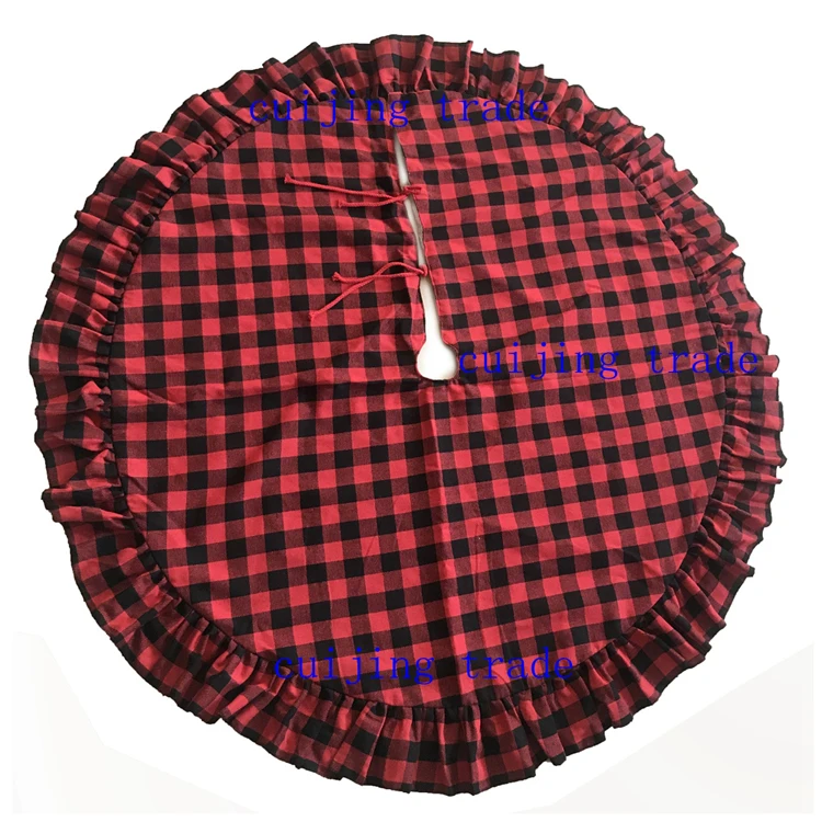 Wholesale 2019 Most Popular Monogrammed Ruffle Buffalo Plaid Tree Skirt, As picture
Wholesale 2019 Most Popular Monogrammed Ruffle Buffalo Plaid Tree Skirt, As picture