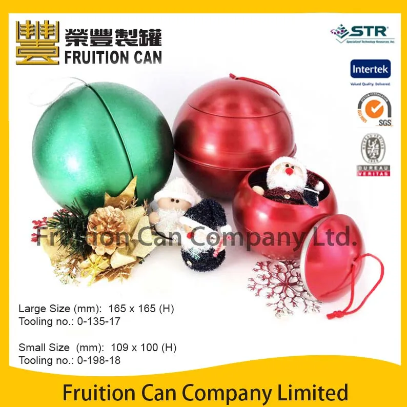large christmas ball tin box can am christmas tin box christmas