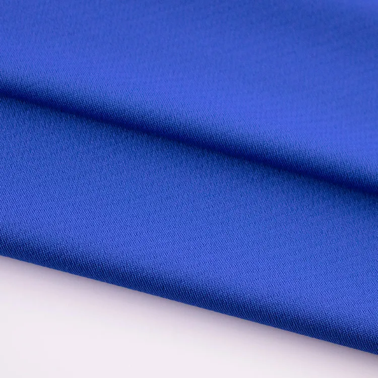 royal blue color 100%polyester breathable elastic