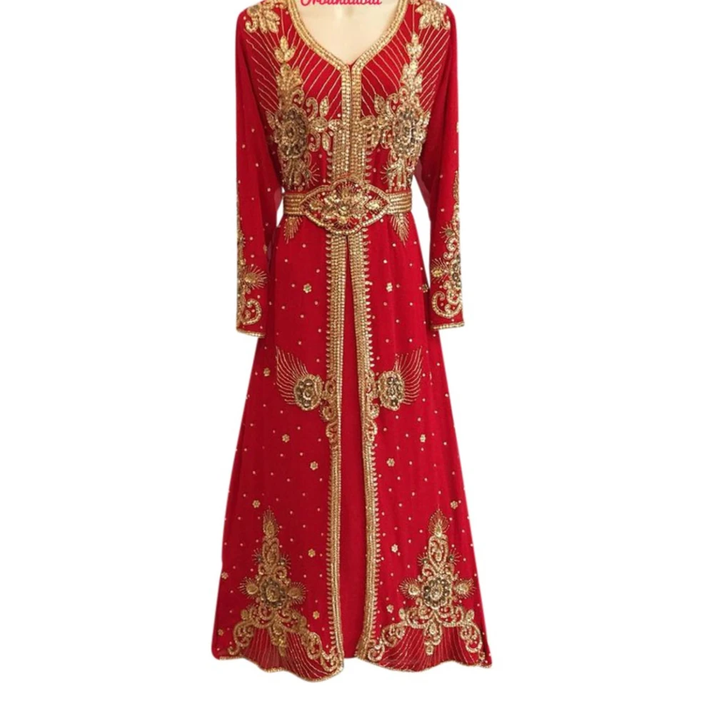 Custom design Long dress Moroccan Arabian kaftan farasha islamic dubai kaftan