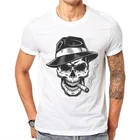 China Wholesale Apparel Men Clothing Skull Design T Shirt High Quality